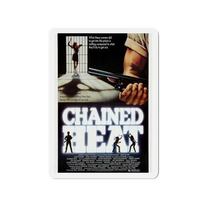 CHAINED HEAT 1983 Movie Poster - Refrigerator Magnet 2 Inch - The Sticker Space