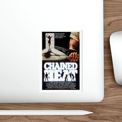 CHAINED HEAT 1983 Movie Poster STICKER Vinyl Die-Cut Decal-The Sticker Space