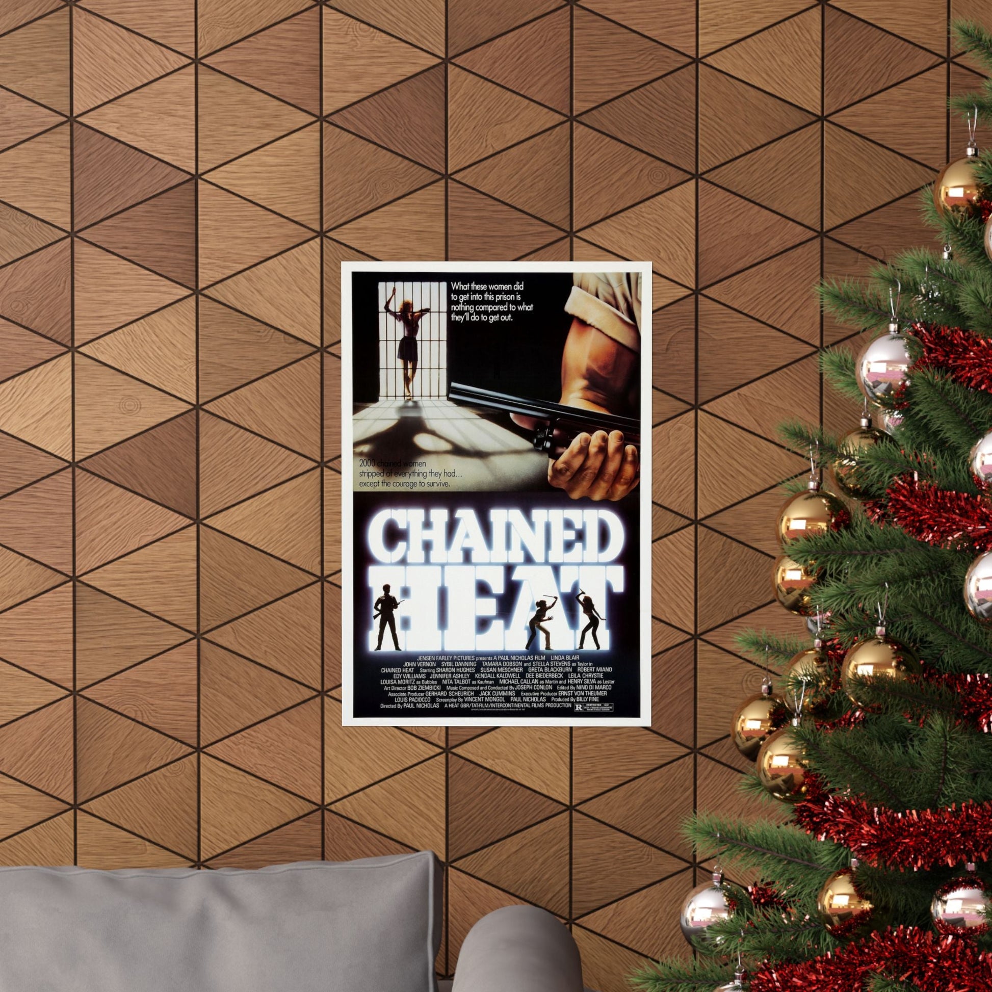 CHAINED HEAT 1983 - Paper Movie Poster-The Sticker Space