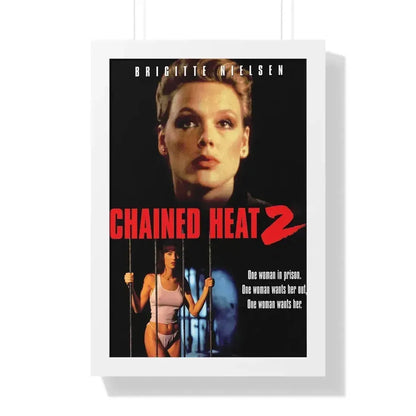 CHAINED HEAT 2 1993 - Framed Movie Poster 16″ x 24″ White - The Sticker Space