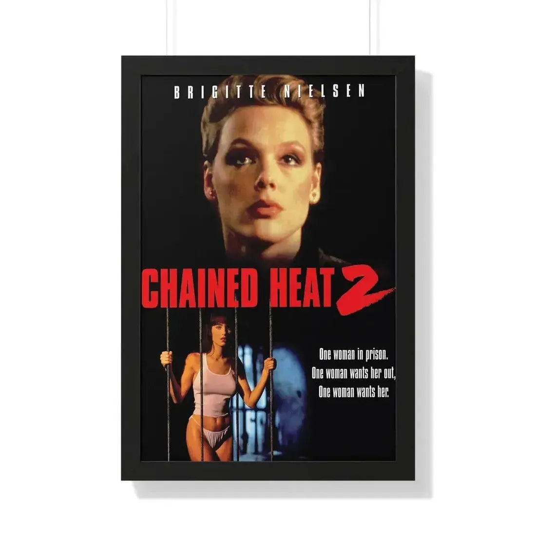 CHAINED HEAT 2 1993 - Framed Movie Poster - The Sticker Space