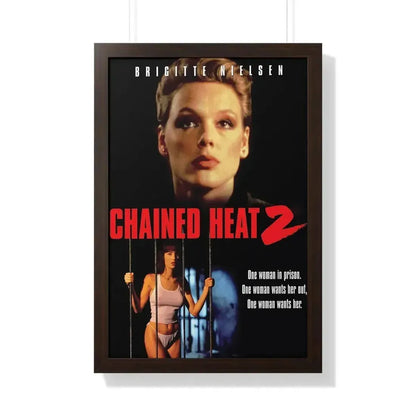 CHAINED HEAT 2 1993 - Framed Movie Poster - The Sticker Space