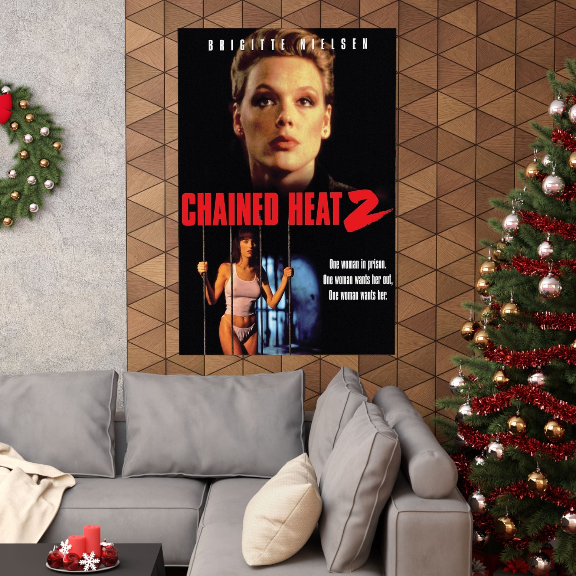 CHAINED HEAT 2 1993 - Paper Movie Poster-The Sticker Space