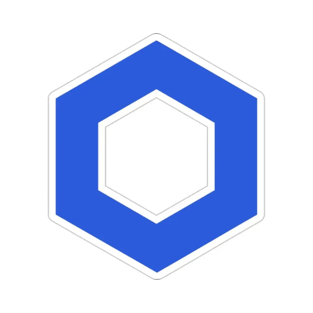 CHAINLINK LINK (Cryptocurrency) STICKER Vinyl Die-Cut Decal 2 Inch - The Sticker Space