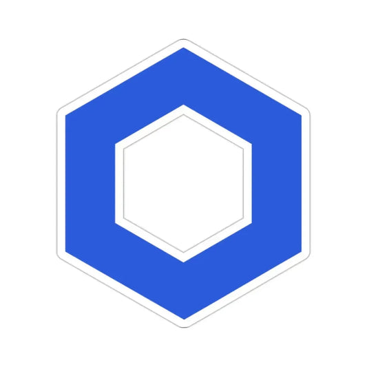CHAINLINK LINK (Cryptocurrency) STICKER Vinyl Die-Cut Decal 2 Inch - The Sticker Space