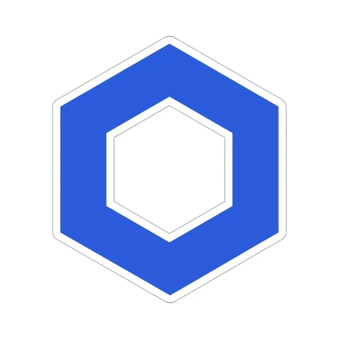 CHAINLINK LINK (Cryptocurrency) STICKER Vinyl Die-Cut Decal 3 Inch - The Sticker Space