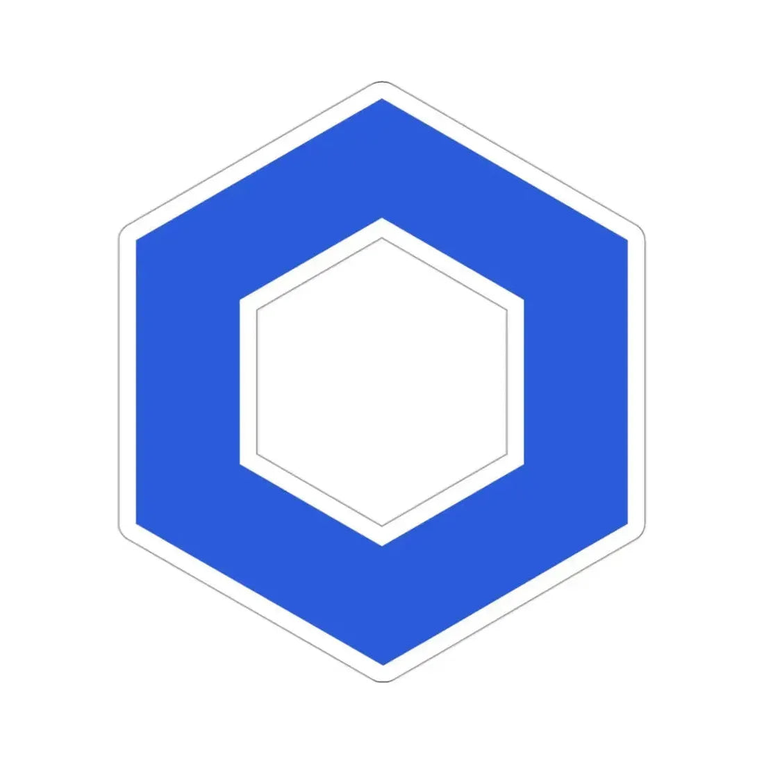 CHAINLINK LINK (Cryptocurrency) STICKER Vinyl Die-Cut Decal 3 Inch - The Sticker Space