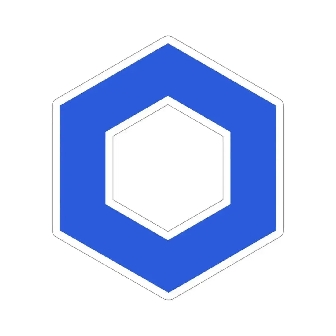 CHAINLINK LINK (Cryptocurrency) STICKER Vinyl Die-Cut Decal 4 Inch - The Sticker Space