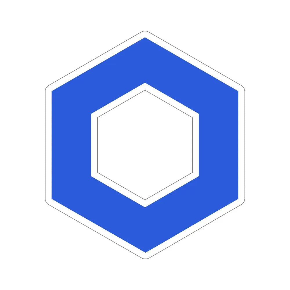 CHAINLINK LINK (Cryptocurrency) STICKER Vinyl Die-Cut Decal - The Sticker Space