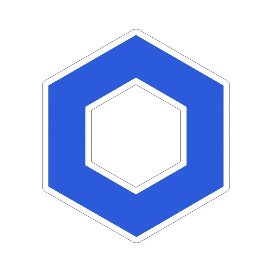 CHAINLINK LINK (Cryptocurrency) STICKER Vinyl Die-Cut Decal - The Sticker Space