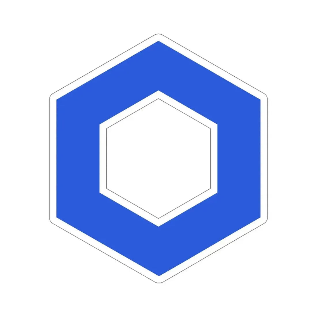 CHAINLINK LINK (Cryptocurrency) STICKER Vinyl Die-Cut Decal - The Sticker Space