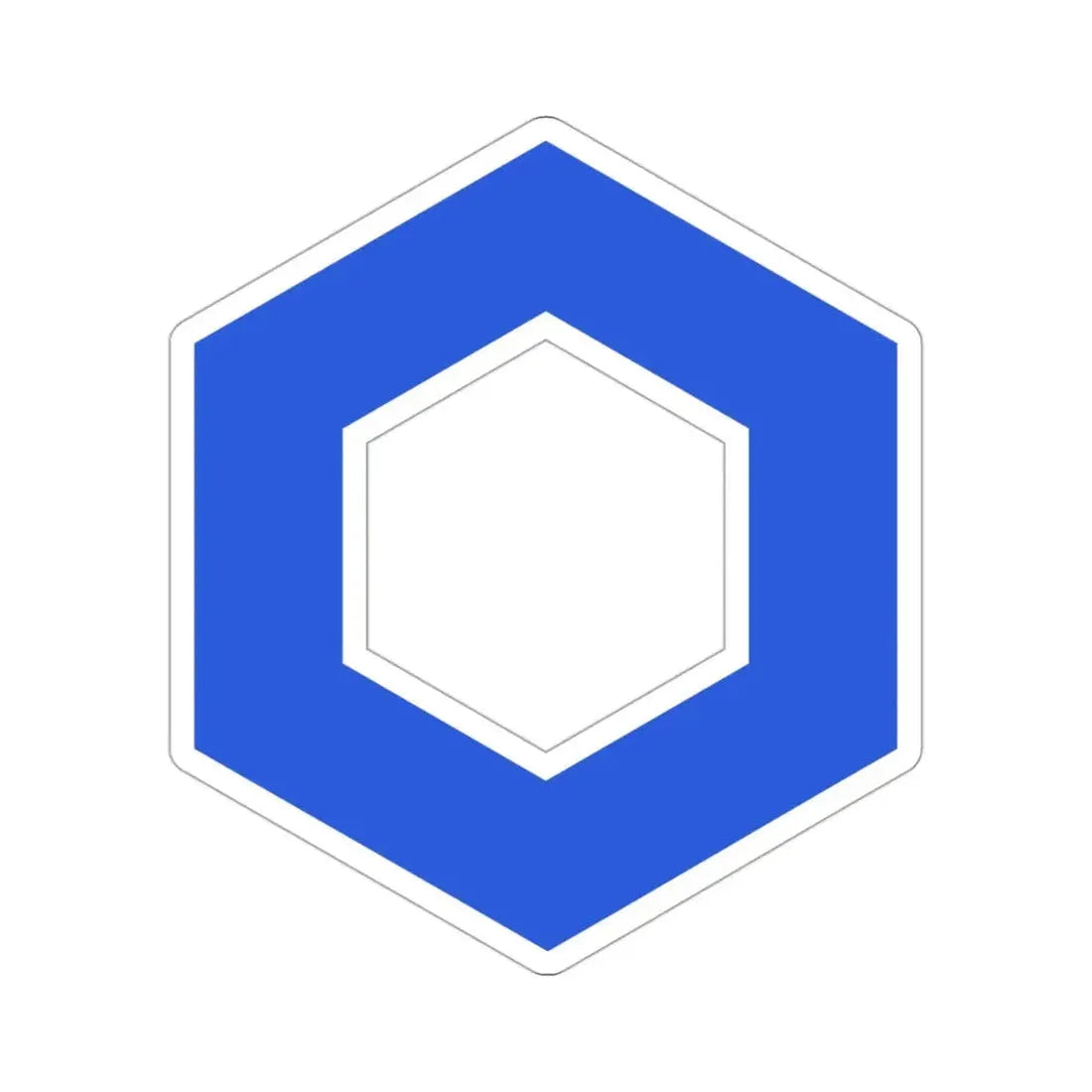 CHAINLINK LINK (Cryptocurrency) STICKER Vinyl Die-Cut Decal - The Sticker Space