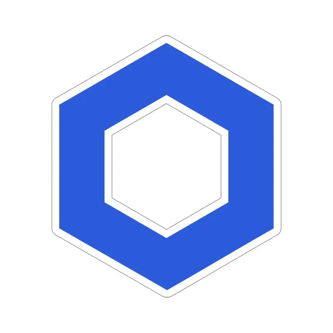 CHAINLINK LINK (Cryptocurrency) STICKER Vinyl Die-Cut Decal - The Sticker Space