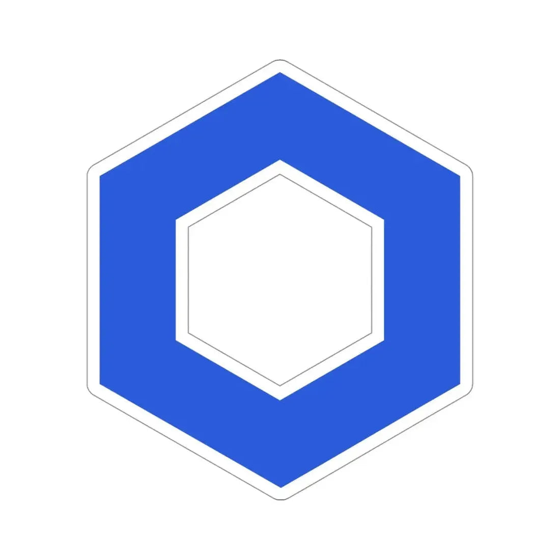 CHAINLINK LINK (Cryptocurrency) STICKER Vinyl Die-Cut Decal - The Sticker Space