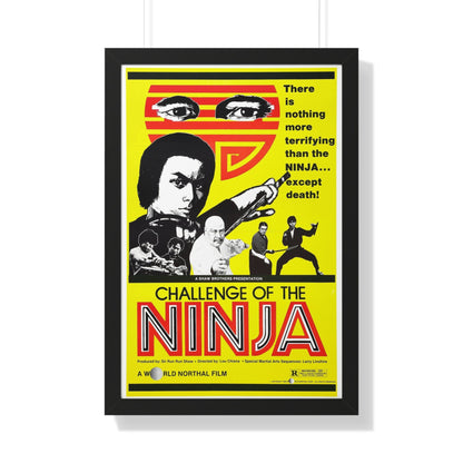 CHALLENGE OF THE NINJA 1986 - Framed Movie Poster-20" x 30"-The Sticker Space