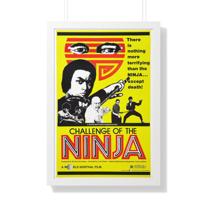 CHALLENGE OF THE NINJA 1986 - Framed Movie Poster-20" x 30"-The Sticker Space