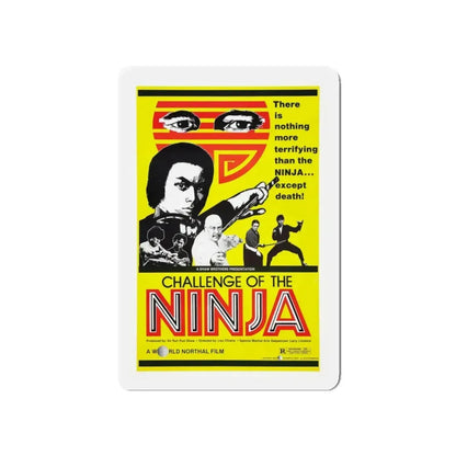 CHALLENGE OF THE NINJA 1986 Movie Poster - Refrigerator Magnet 5 Inch - The Sticker Space