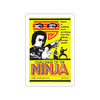 CHALLENGE OF THE NINJA 1986 Movie Poster STICKER Vinyl Die-Cut Decal 2 Inch - The Sticker Space