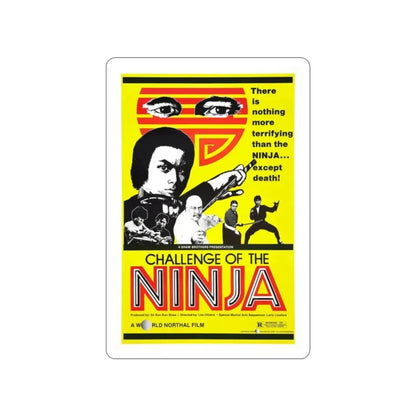 CHALLENGE OF THE NINJA 1986 Movie Poster STICKER Vinyl Die-Cut Decal 2 Inch - The Sticker Space