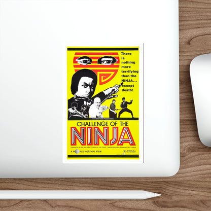 CHALLENGE OF THE NINJA 1986 Movie Poster STICKER Vinyl Die-Cut Decal-The Sticker Space