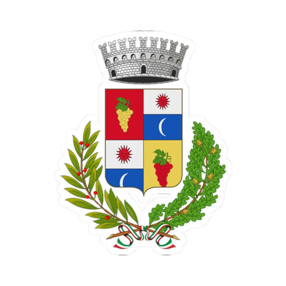 Chambave-Stemma (Italy) (Coat of Arms) STICKER Vinyl Kiss-Cut Decal 2 Inch White - The Sticker Space