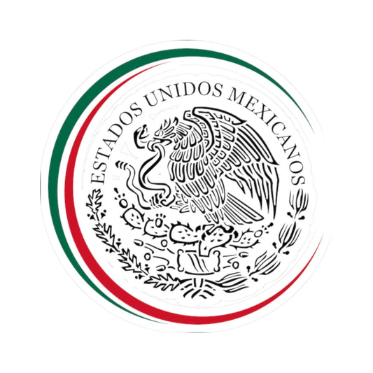 Chamber of Deputies Mexico (Mexico) (Coat of Arms) STICKER Vinyl Kiss-Cut Decal 2 Inch White - The Sticker Space