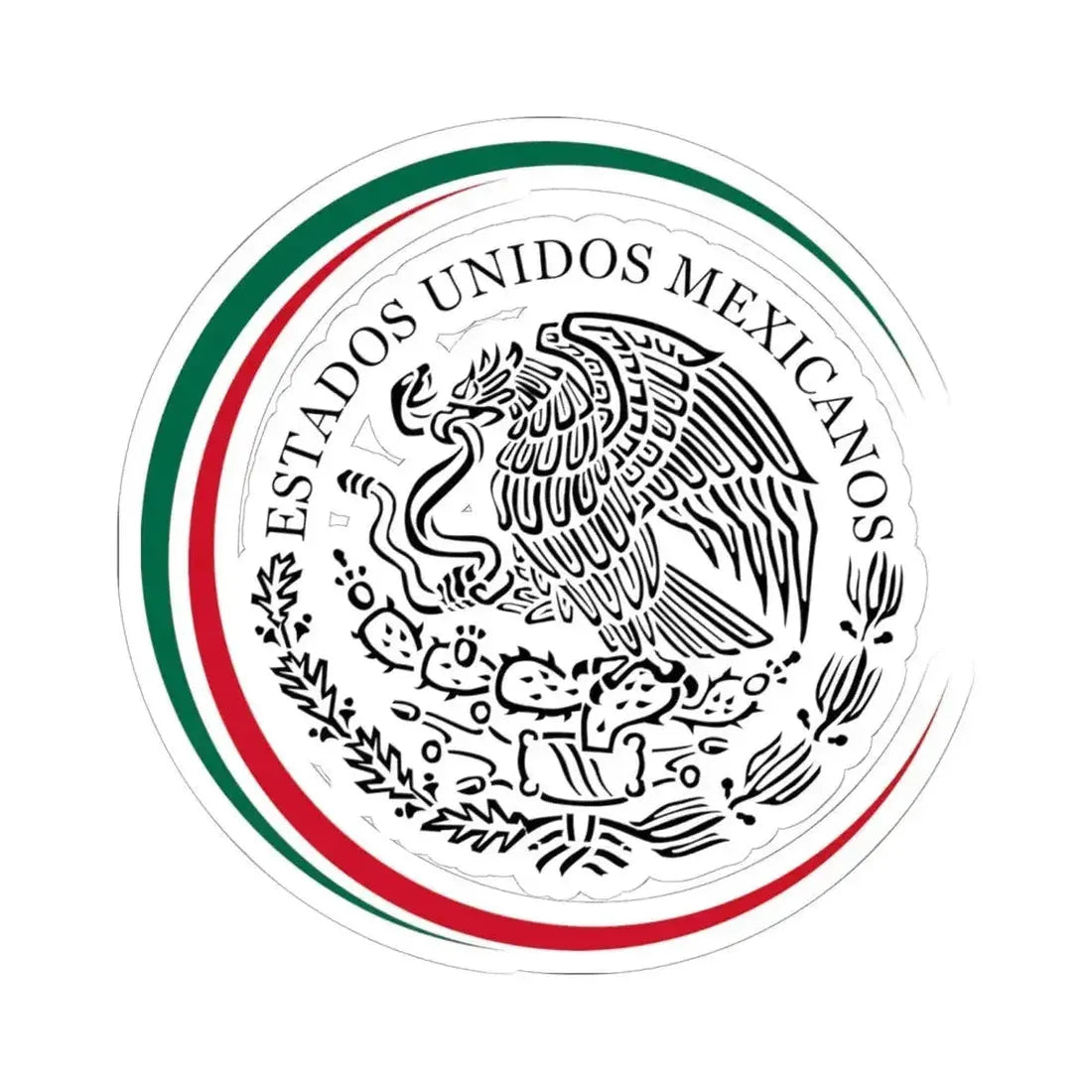 Chamber of Deputies Mexico (Mexico) STICKER Vinyl Kiss-Cut Decal 6 Inch White - The Sticker Space