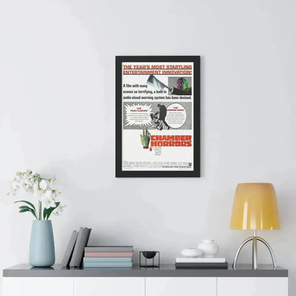 CHAMBER OF HORRORS 1966 - Framed Movie Poster - The Sticker Space