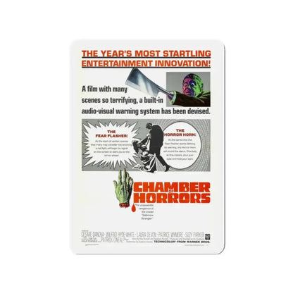 CHAMBER OF HORRORS 1966 Movie Poster - Refrigerator Magnet 2 Inch - The Sticker Space