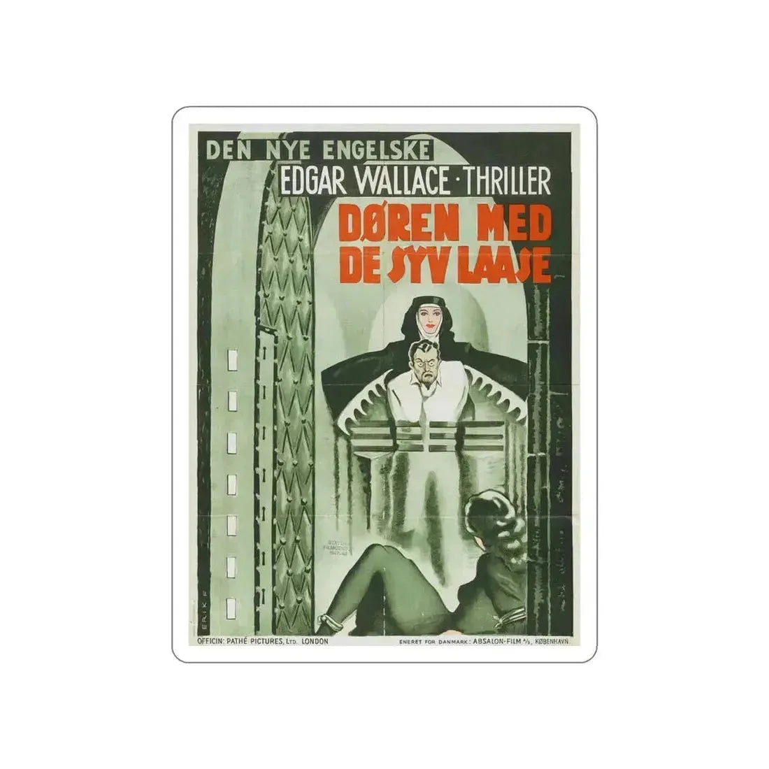 CHAMBER OF HORRORS (2) 1966 Movie Poster STICKER Vinyl Die-Cut Decal 4 Inch - The Sticker Space