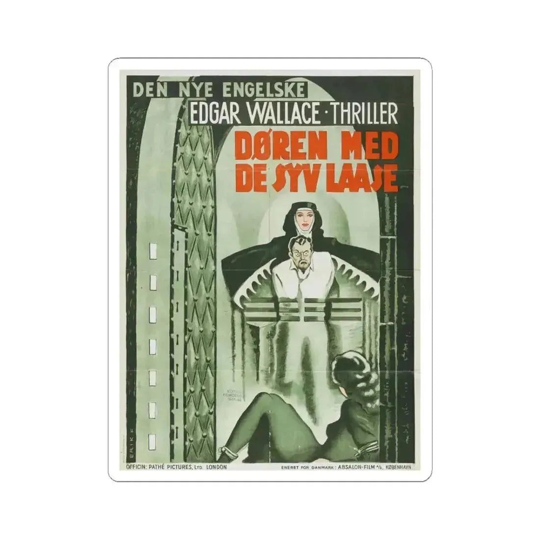 CHAMBER OF HORRORS (2) 1966 Movie Poster - STICKER Vinyl Kiss-Cut Decal 3 Inch White - The Sticker Space