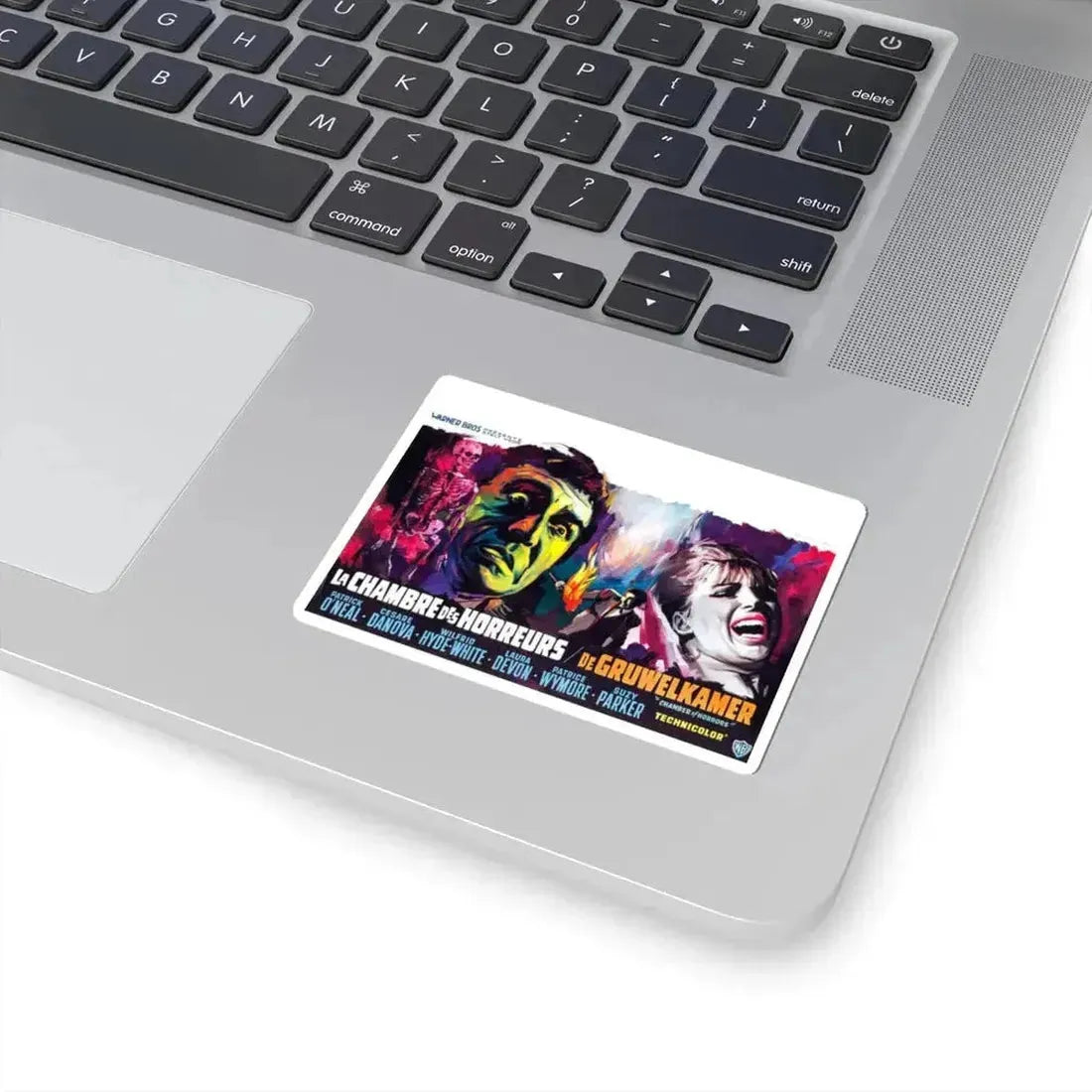 CHAMBER OF HORRORS (BELGIAN) 1966 Movie Poster - STICKER Vinyl Kiss-Cut Decal - The Sticker Space