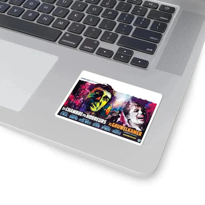 CHAMBER OF HORRORS (BELGIAN) 1966 Movie Poster - STICKER Vinyl Kiss-Cut Decal - The Sticker Space