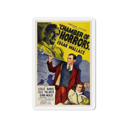 CHAMBER OF HORRORS (DOOR WITH SEVEN LOCKS) 1966 Movie Poster - Die-Cut Magnet-3" x 3"-The Sticker Space