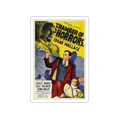 CHAMBER OF HORRORS (DOOR WITH SEVEN LOCKS) 1966 Movie Poster STICKER Vinyl Die-Cut Decal 3 Inch - The Sticker Space