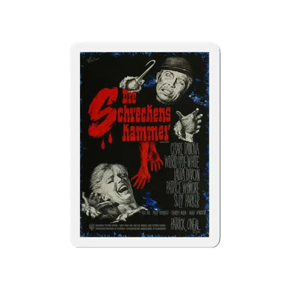 CHAMBER OF HORRORS (GERMAN) 1966 Movie Poster - Refrigerator Magnet 5 Inch - The Sticker Space