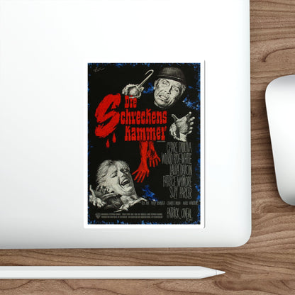 CHAMBER OF HORRORS (GERMAN) 1966 Movie Poster STICKER Vinyl Die-Cut Decal-The Sticker Space