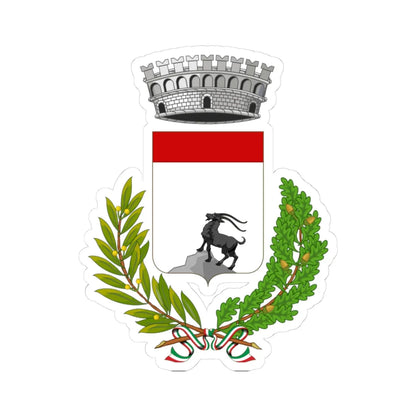 Chamois-Stemma (Italy) (Coat of Arms) STICKER Vinyl Kiss-Cut Decal 3 Inch White - The Sticker Space