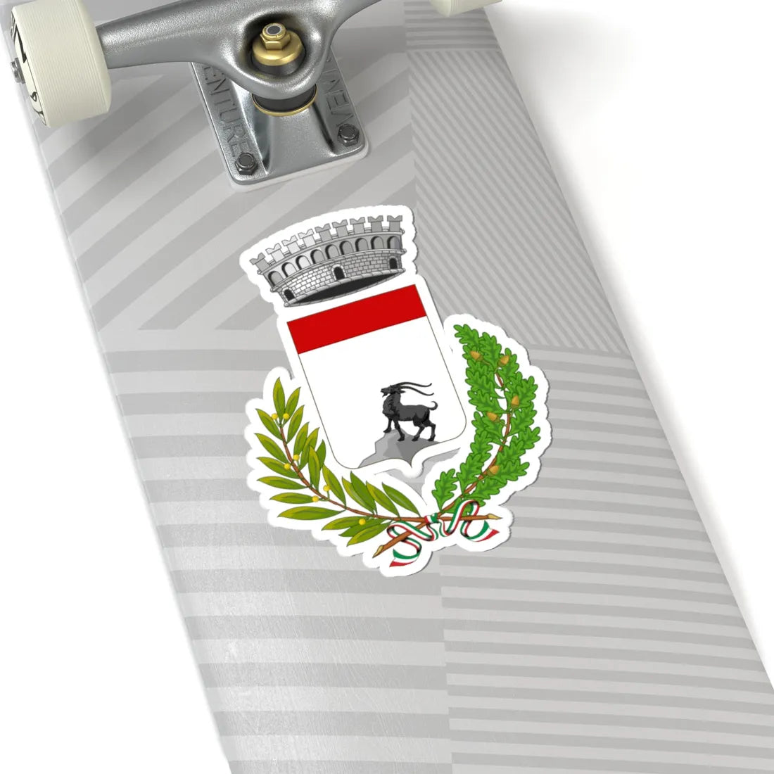 Chamois-Stemma (Italy) (Coat of Arms) STICKER Vinyl Kiss-Cut Decal - The Sticker Space