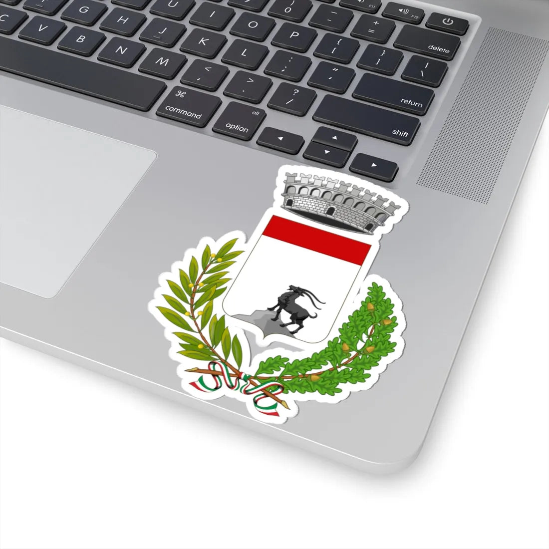 Chamois-Stemma (Italy) (Coat of Arms) STICKER Vinyl Kiss-Cut Decal - The Sticker Space