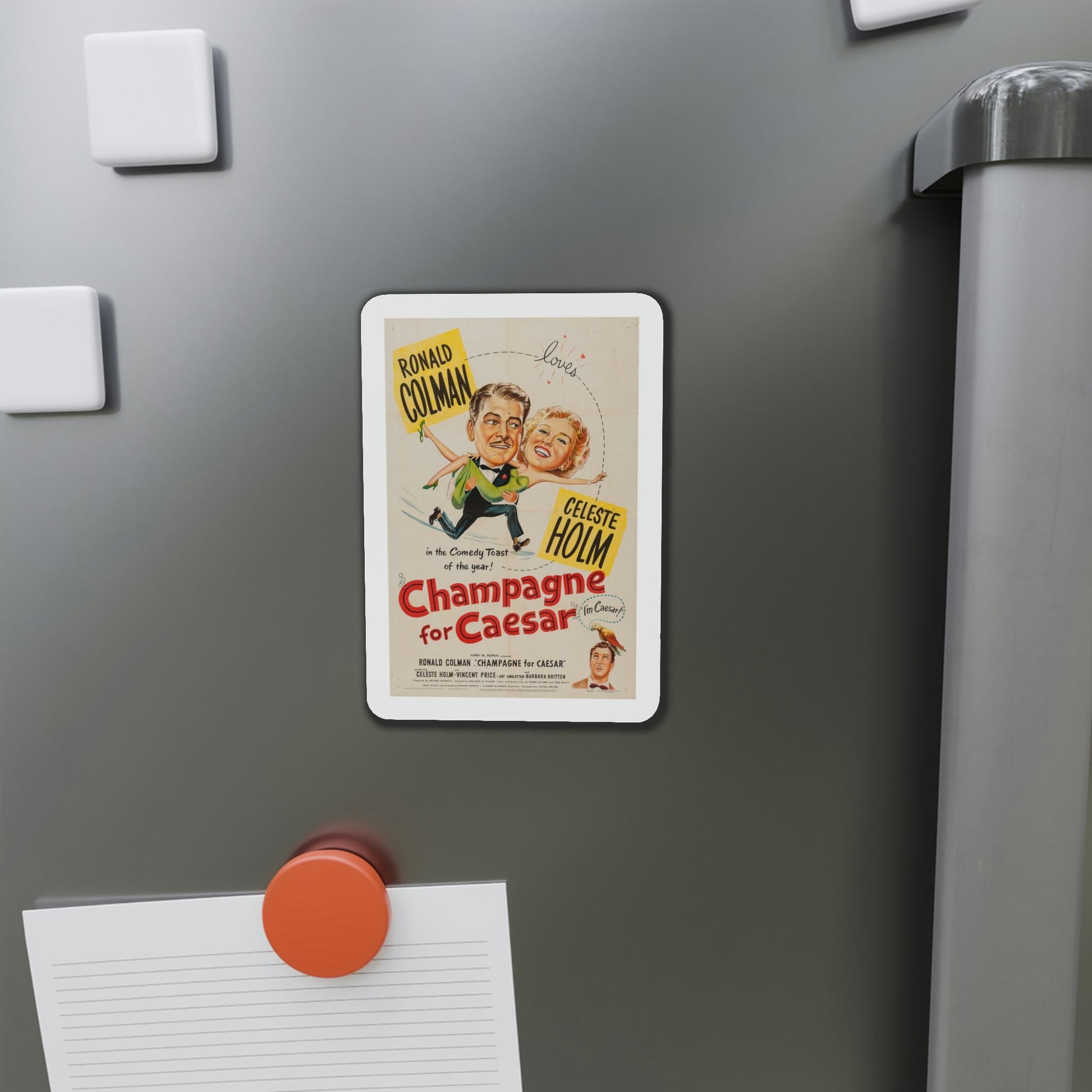 Champagne for Caesar 1950 Movie Poster Die-Cut Magnet-The Sticker Space