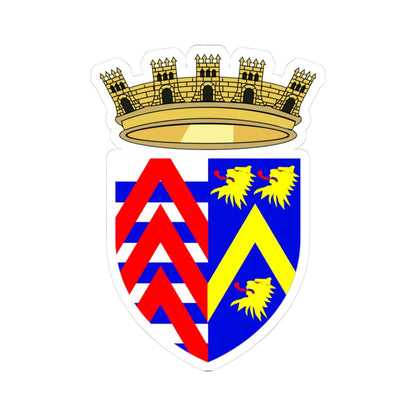 ChampagneMout (France) (Coat of Arms) STICKER Vinyl Kiss-Cut Decal 3 Inch White - The Sticker Space