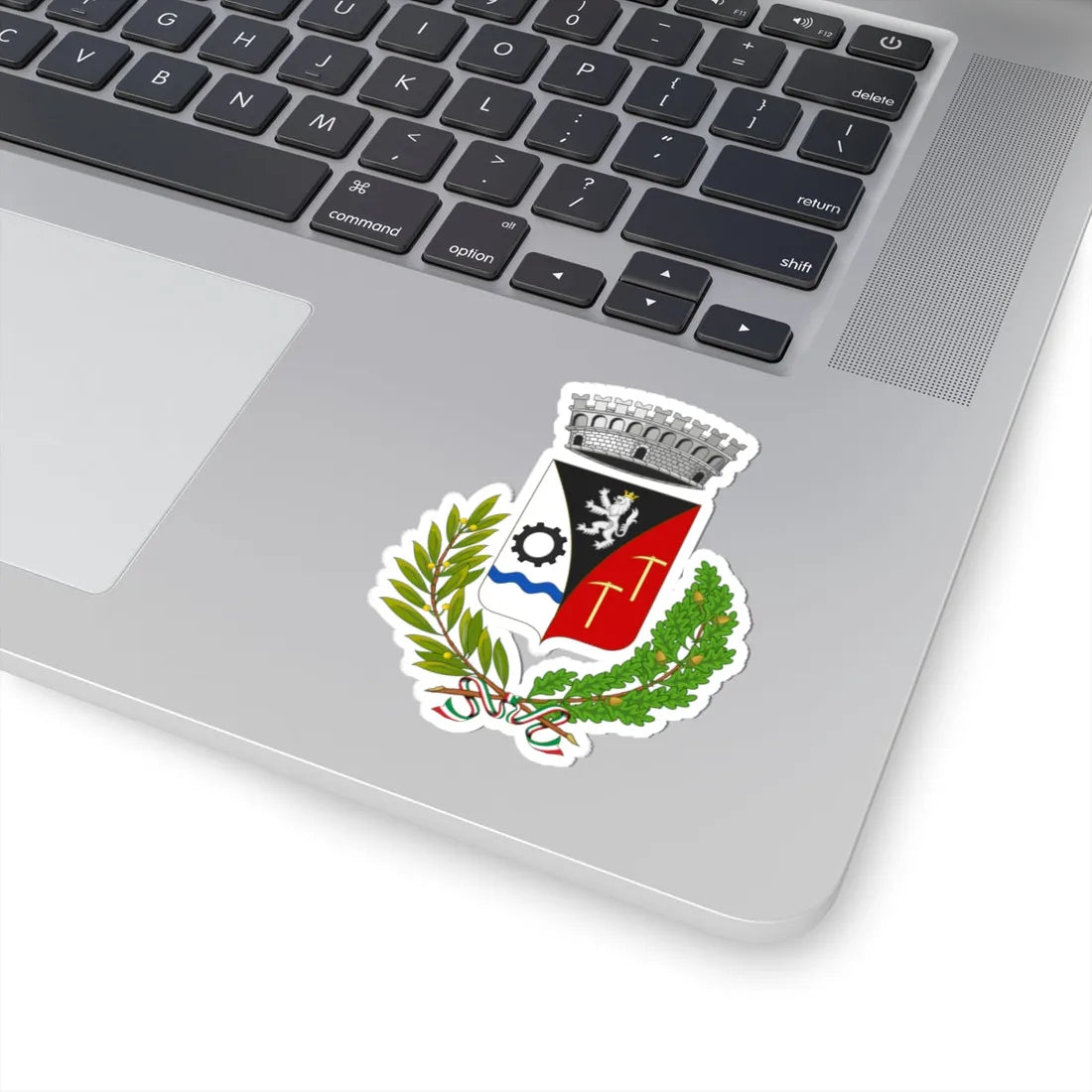 Champdepraz-Stemma (Italy) (Coat of Arms) STICKER Vinyl Kiss-Cut Decal - The Sticker Space
