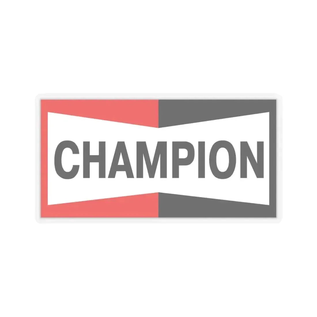 Champion (Logo) STICKER Vinyl Kiss-Cut Decal 4 Inch Transparent - The Sticker Space