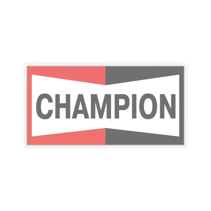 Champion (Logo) STICKER Vinyl Kiss-Cut Decal 4 Inch Transparent - The Sticker Space