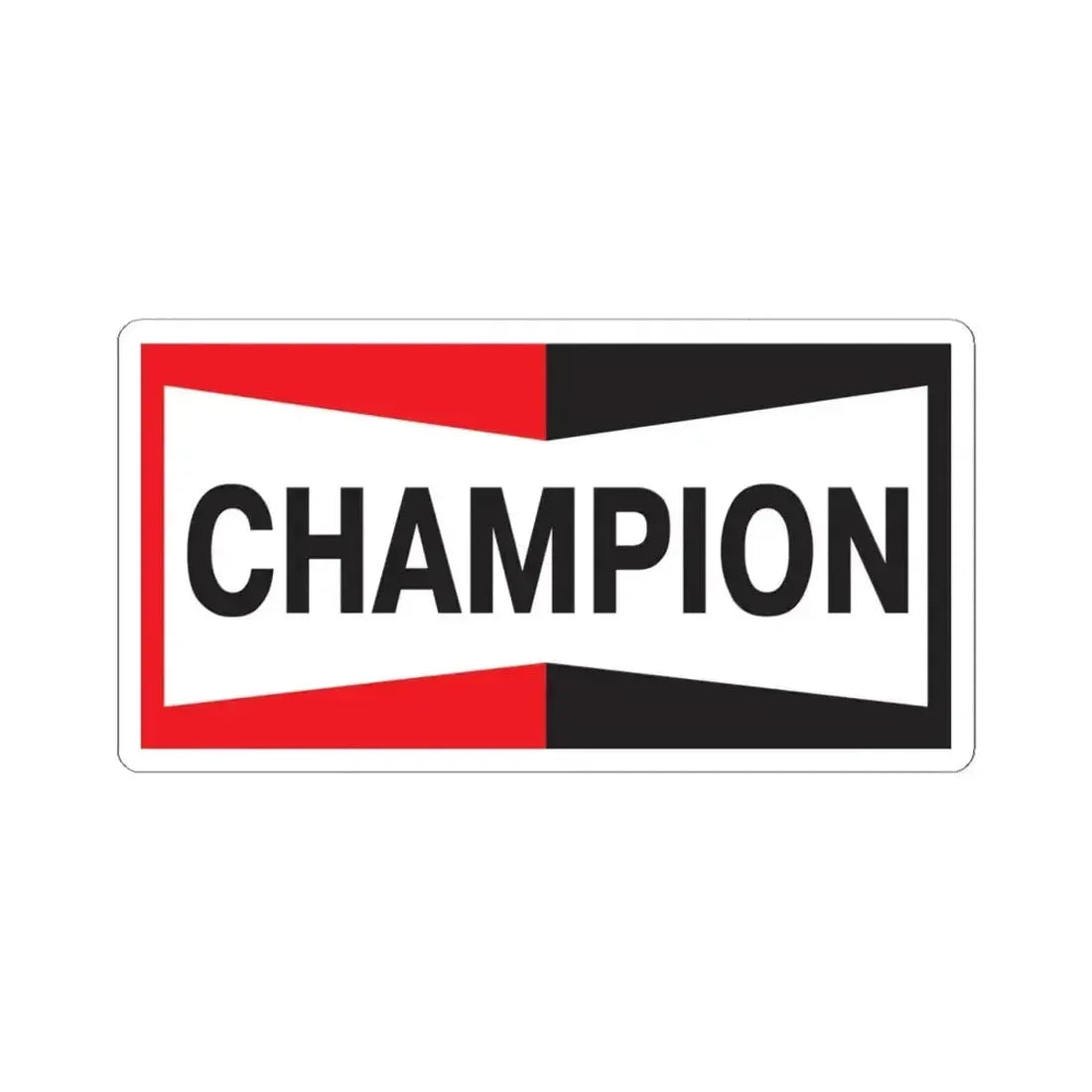 Champion (Logo) STICKER Vinyl Kiss-Cut Decal 4 Inch White - The Sticker Space