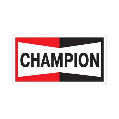 Champion (Logo) STICKER Vinyl Kiss-Cut Decal 4 Inch White - The Sticker Space