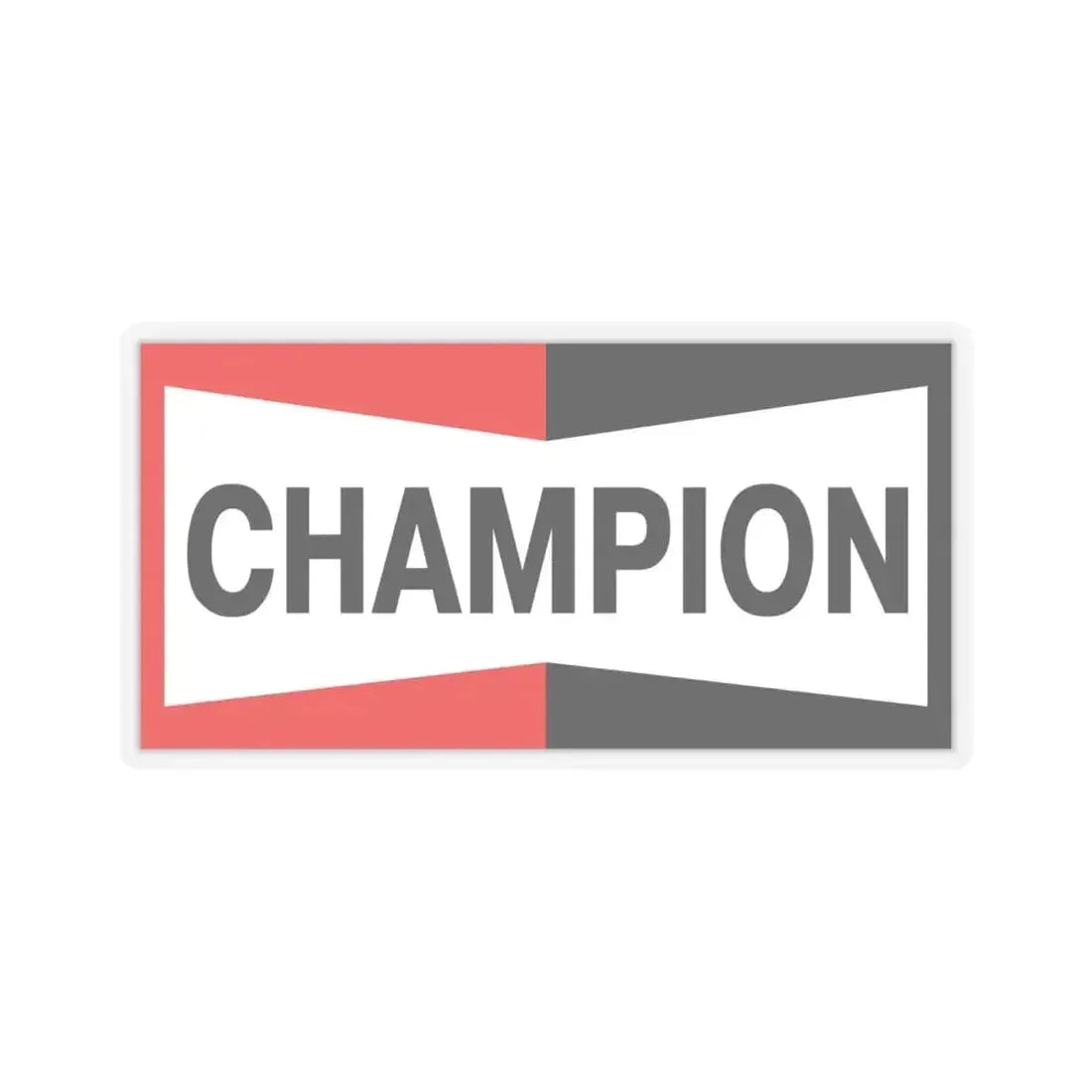 Champion (Logo) STICKER Vinyl Kiss-Cut Decal 6 Inch Transparent - The Sticker Space