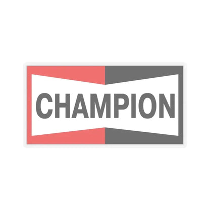 Champion (Logo) STICKER Vinyl Kiss-Cut Decal 6 Inch Transparent - The Sticker Space