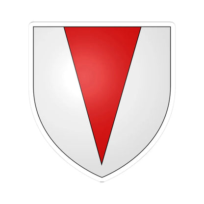 Chandos of Radbourne arms (England) (Coat of Arms) STICKER Vinyl Kiss-Cut Decal 3 Inch White - The Sticker Space